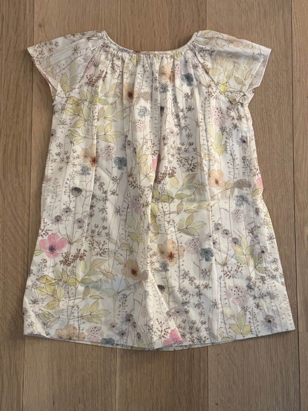 BONPOINT Floral Print Girls Dress - Size 4 - Picture 2 of 6